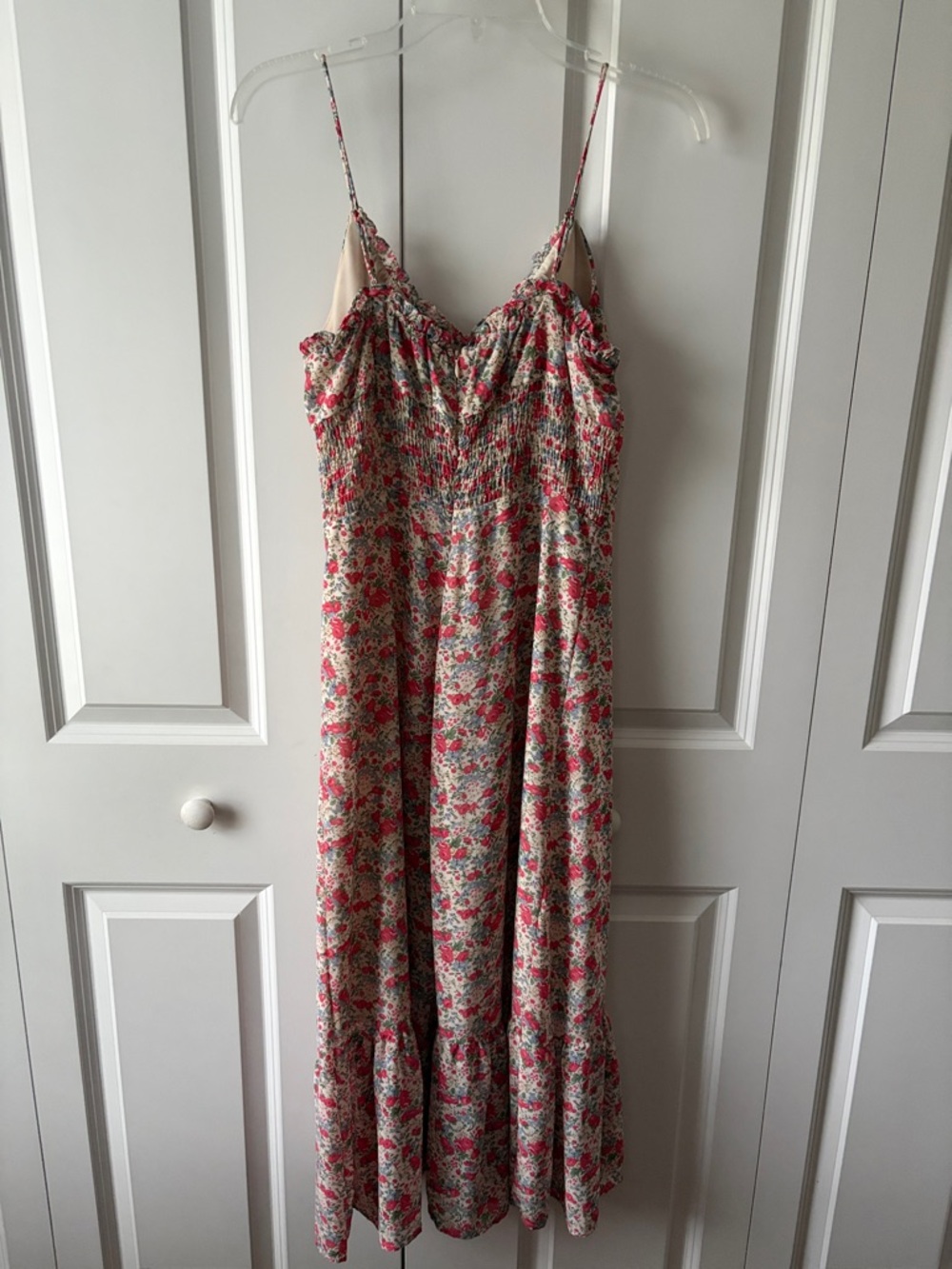 Dress Forum Floral Midi Babydoll Dress Women's Size Medium - Picture 4 of 5